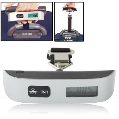 Mini Handheld Bagage elektronische weegschalen met nul en Tare(Black)