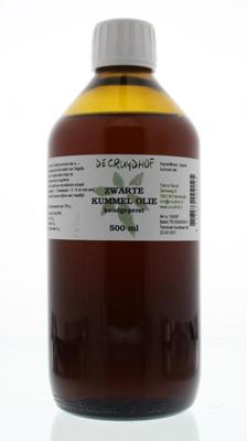 Cruydhof Zwarte kummel olie koudgeperst 500 Milliliter