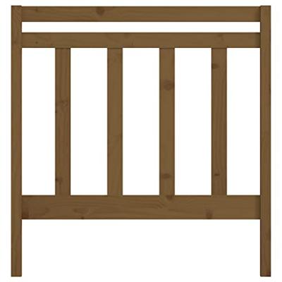 Hoofdbord 95x4x100 cm massief grenenhout honingbruin Hoofdbord 95x4x100 cm massief grenenhout honingbruin