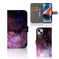 Book Case voor iPhone 15 Plus Galaxy - thumbnail