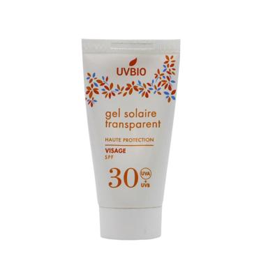 UVBIO Sunscreen face gel bio SPF30 30 Milliliter