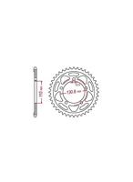 ESJOT Chain wheel 525 45z steel black - thumbnail