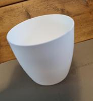 Bloempot BERLIJN rond 16 cm Wit set van 2 stuks - thumbnail