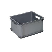 Curver 156011 Opbergbox Unibox Classic L Stapelbaar (b x h x d) 430 x 235 x 350 mm Zilver 1 stuk(s) - thumbnail