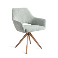 Jesper Home Yanai eetkamerstoel Soft Sage turn rose - thumbnail