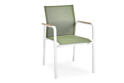 SUNS | Tuinstoel Tutti met Teak Arm | MW | Forest Green