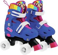 K3 rolschaatsen regenboog - maat 26/29 - donkerblauw - thumbnail