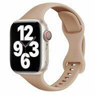 Sportbandje Slim Fit - Cappuccino - Geschikt voor Apple Watch 44mm / 45mm / 46mm / 49mm