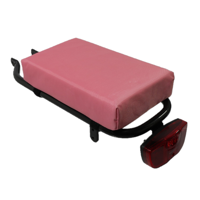 Bagagedragerkussen Fietskussen Baby Roze - thumbnail