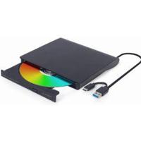 Externe USB CD/DVD brander/speler met USB-C - thumbnail