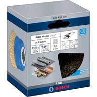 Bosch Accessories Komborstel X-LOCK Clean for Metal, 75 mm, 0,3 mm, gegolfde messing borstel Bosch Power Tools 2608620730 1 stuk(s) - thumbnail