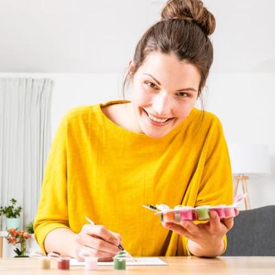 Ravensburger creart schilderen op nummer - tropische planten