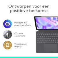 Logitech Combo Touch QWERTY US International Smart Connector Grafiet - thumbnail