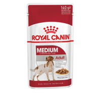 Royal Canin Medium Adult natvoer hond (in saus) 2 dozen (20 x 140 g) - thumbnail