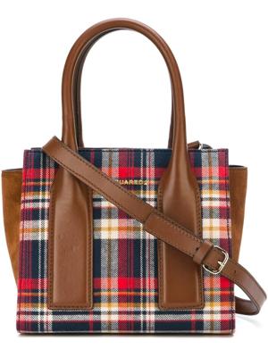 Dsquared2 checked tote - Multicolour Dsquared2 checked tote - Multicolour