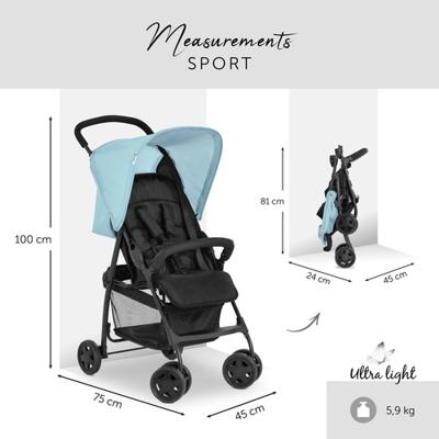Kinderwagen Hauck Blauw - thumbnail