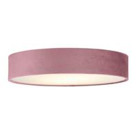 Searchlight PlafondlampDrum Pleat 50cm velvet roze - 23298-3PI - thumbnail