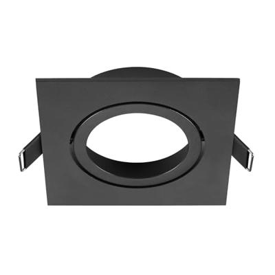 SLV InbouwringNew Tria 95 vierkant zwart - zonder fitting - 1007446