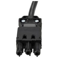 Sygonix SY-6676342 Aansluitkabel Zwart 1 m - thumbnail