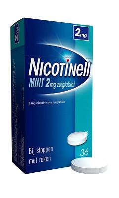 Nicotinell Zuigtablet Mint 2 mg - voor stoppen met roken Nicotinell Zuigtablet Mint 2 mg - voor stoppen met roken
