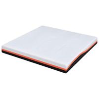 Matrassen Wit, Grijs 180 x 200 cm 100% polyester jacquard stof - thumbnail