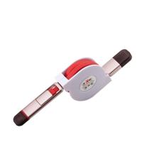 1m 2 in 1 Multi-functional intrekbare 8 Pin & Micro USB naar USB Data / de kabel van de lader voor iPhone iPad Samsung HTC LG Sony Huawei Leno - thumbnail
