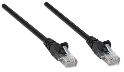 Intellinet 320740 RJ45 Netwerkkabel, patchkabel CAT 5e U/UTP 1.00 m Zwart 1 stuk(s)