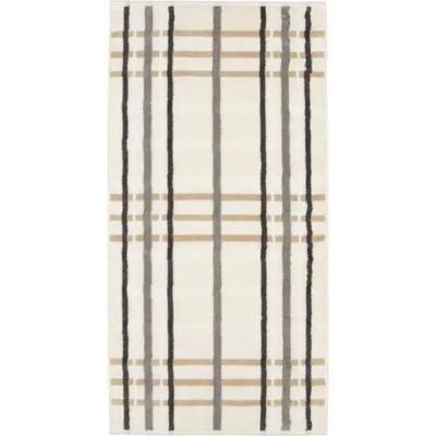 Cawö Cawö Noblesse Check Handdoek 50x100 natur