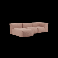 Soft Sofa Indoor - 3 Seater w/ Lounger - thumbnail