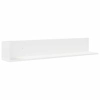 Wandschappen 2 st 100x16,5x16,5 cm bewerkt hout wit - thumbnail