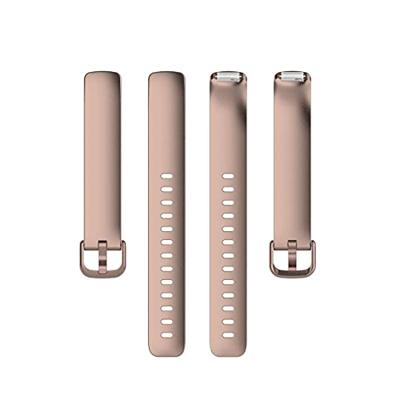 Fitbit Inspire 2 & Ace 3 - Sportbandje met gesp - Maat: Large - Rosé goud