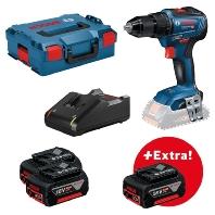 Bosch Blauw GSR 18V-55 Professional | Accuschroefboormachine | 3x 5,0 ah accu | Set | L-Boxx - 0615990L8D
