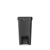 Brabantia stepup pedaalemmer 10 liter dark grey - thumbnail