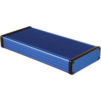 Hammond Electronics 1455L2201BU Universele behuizing 220 x 103 x 30.5 Aluminium Blauw 1 stuk(s) - thumbnail