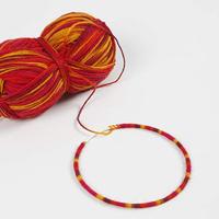 Creativ Company Metalen draadring, d 30 cm, dikte 3 mm, wit, 5 stuk/ 1 doos - thumbnail