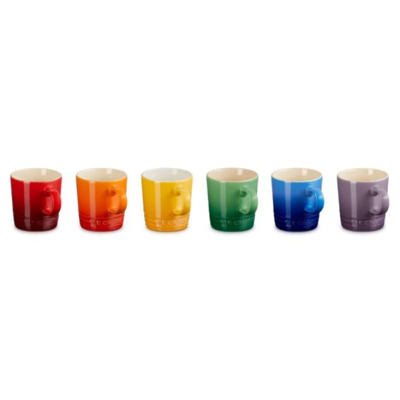 LE CREUSET - Vancouver - Espressobeker 0,10l New Rainbow 6-dlg