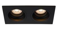 Lucide EMBED - Inbouwspot - 2xGU10 - Zwart - thumbnail