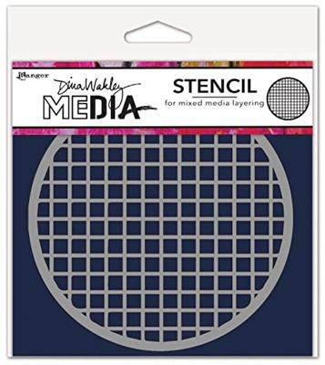 Ranger Ink Ranger • dina wakley media stencil coasters 1