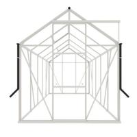 Tuinkas Kate III wit 3 mm veiligheidsglas Royal Well - Royal well - thumbnail