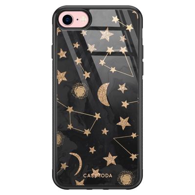 iPhone 8/7 glazen hardcase - Counting the stars