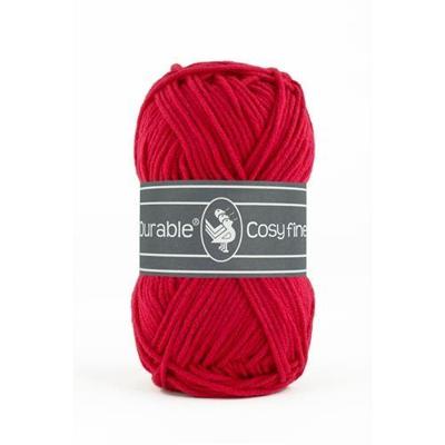 Durable Cosy Fine - Deep red