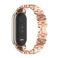 Stalen armband - Rosé goud - Xiaomi Smart Band 8 / 9 / 10 - thumbnail