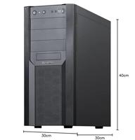 Chieftec CW-01B-OP Tower PC-behuizing Zwart - thumbnail
