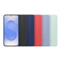 Samsung Silicone Silicon Case Samsung Galaxy S25+ Zwart Stootbestendig - thumbnail