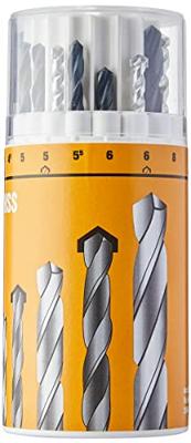 Beta 13-delig borenset item 410 en 6 steenboren hardmetaal 410MIX/SEL19 - 004100417