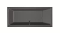 Xenz Kristal Ligbad - 170x75x48 - afvoer Midden - acryl - antraciet 6985-05 - thumbnail