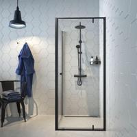 Sealskin Contour douchecabine - 90x90x200cm - 6 mm - helder veiligheidsglas - mat zwart CCD180906195100 - thumbnail