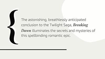 Breaking Dawn Breaking Dawn
