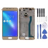 LCD-scherm en digitizer volledige assemblage met frame voor ASUS Zenfone 3S Max ZC521TL X00GD (Goud) - thumbnail