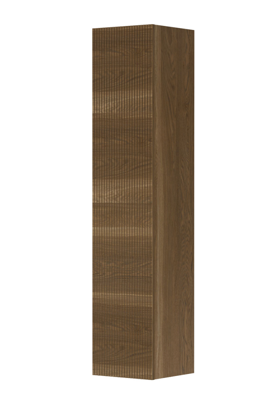 INK Badkamerkast - 36x37x169cm - 1 deur - verticaal gefreesd - eiken Massief eiken Aqua 1259574 INK Badkamerkast - 36x37x169cm - 1 deur - verticaal gefreesd - eiken Massief eiken Aqua 1259574